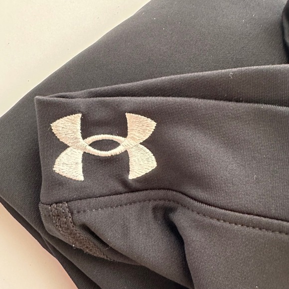 Under Armour ColdGear Fitted Mock Neck Long Sleeve Top Youth YXL Black - Picture 5 of 5